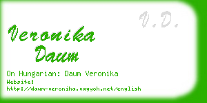 veronika daum business card